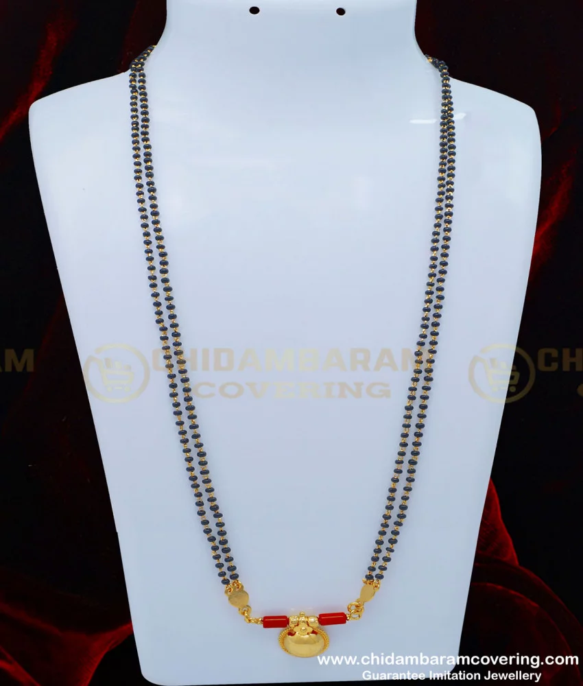 Coral beads for on sale mangalsutra